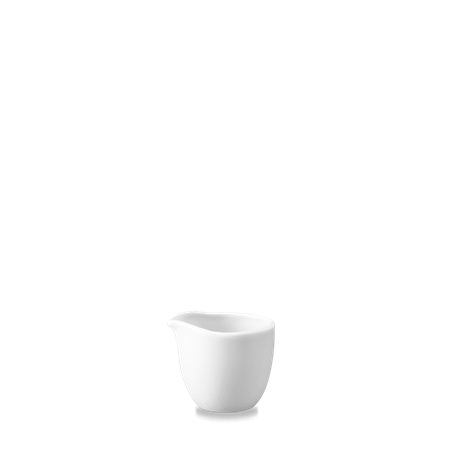 White  Unhandled Mini Jug 2oz